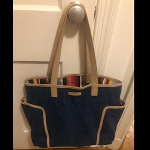 Eddie Bauer beach tote bag